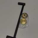 MGahyi Towel Racks for Bathroom-Adjustable Towel Holder(13.18inch-24inch) Sturdy and Rustproof Towel Bar Wall Mounted, Single Towel Bar Rod for Bathroom Accessories (Black Gold, 1Pack)