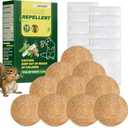 10 Pack Squirrel Repellent, Peppermint Oil to Repel Squirrel, Squirrel Repellent for Cars, Plants Garden, Outdoor Use, Keep Squirrels Away from Gardens, Flower Beds and Farm