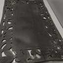 DII Rubber Doormats Collection All Weather, 18x30, Leaf Border