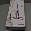 HYES 3-in-1 Baseball Set for Kids 3-5 - Tee Ball Stand, Hanging Tee, Ball Launcher and 6 Softballs - Adjustable Height, Indoor/Outdoor Sport Gifts for Boys Girls, Blue