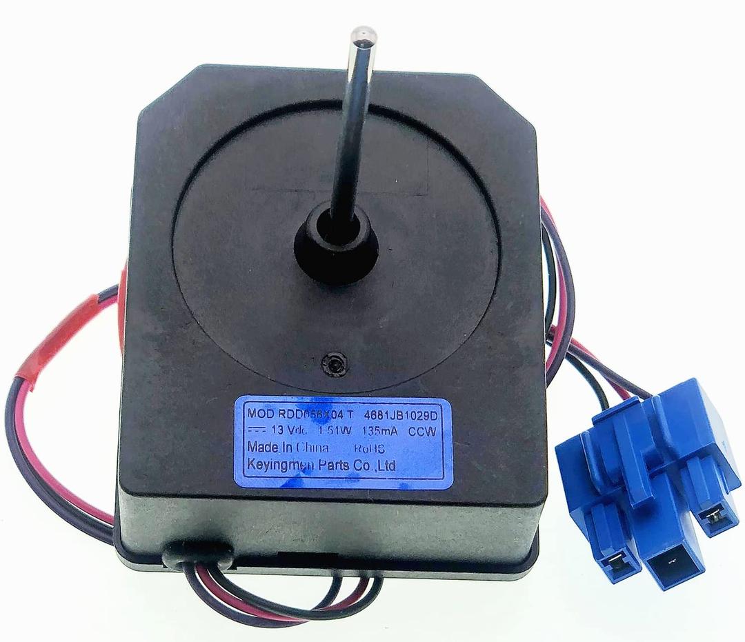 4681JB1029D 1267566 Refrigerator Condenser Fan Motor Assembly Replacement, Replace AP4437783, AH3523330, EA3523330, and PS3523330