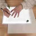 Cutterpillar Glow Elite Mini Light Board LED Craft & Quilting Light Pad Compact & Portable 10" x 13" Size 4 Brightness Levels, Magnetic Base & Self-Healing Cutting Mat
