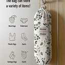 Hglian Grocery Bag Storage Dispenser,Eucalyptus Leaves Plastic Bag Holder,Garbage Shopping Trash bags Carrier Organizer,Farmhouse Sweet Home Kitchen Decor,Gifts for Women Grandma Mom