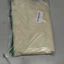 ALYVIA SPRING Cream Fabric Shower Curtain Liner Waterproof - Soft & Light-Weight Cloth Shower Liner with 3 Magnets, Hotel Quality & Machine Washable - Standard Size 72x72, Cream