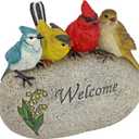 Design Toscano Birdy Welcome Garden Stone Statue: Medium