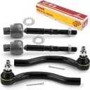 Metrix Premium Chassis Parts - 4 PC Inner & Outer Tie Rod End Kit Fits 2013-2022 Acura ILX, 2012-2015 Honda Civic, Replacement EV800906, ES800912, ES800913, Made in Europe
