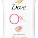 Dove 0% Aluminum Deodorant Stick Non irritating for Underarm Care Rose Petals Kindest, 2.6 Oz