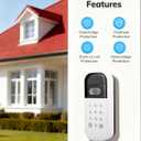 24ft/7.5m Outdoor Power Cable & Adapter - Weatherproof, Continuous Charging for myQ Smart Garage Door Video Keypad (7.5M)