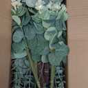 lovemoon 130 Pcs Artificial Mixed Eucalyptus Stems Bulk, 5 Kinds of Faux Greenery Eucalyptus Leaves Bulk for Vase Wedding DIY Bouquets Floral Arrangement Home Decor (130, Green)