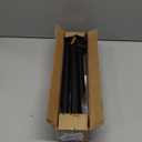 CorkLatta Black Shower Curtain Rod 31 to 80 Inch,1 Inch Diameter Adjustable Spring Tension Stainless Steel Telescoping Rod,Easy Install,No Rust