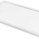 Small Square Mirror for Bedroom Rectangle Cabinet Mirror Real Glass Stable Slot Design Space-Saving for Dorm Office Gym