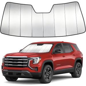 Windshield Sun Shade Custom Fit for GMC Terrain 2018-2025, Accordion Folding Thick Window Sunshade Block Heat 99% UV Rays Sun Visor Keep Cooler Car Accessories