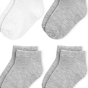 Socks Low Cut Socks Half Cushion Sport Ankle Athletic Socks for Boys Girls, Toddler Size (1-3 Years Old)