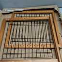 Carlson 22"-62" Super Wide Dog Gate with Small Pet Door, Premium Wooden 3-Panel Pet Gate for Doorways & Hallways