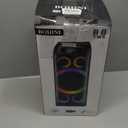 Bluetooth Speaker, 160W Peak Powerful Loud Stereo Sound Deep Bass Wireless Boombox Portable Large Party Speakers with Subwoofer TWS Pairing Dynamic LED Light for Outdoor Camping Backyard Events (Black)