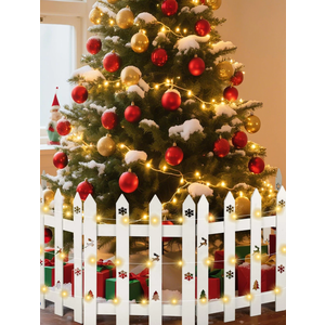 Aneco 8 Pieces Extra Height 16" Christmas Tree, With LED String Light