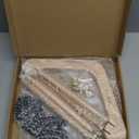 Embroidery Hoop Stand - Adjustable Wooden Embroidery Stand with Screw-Tightening Joints & Custom Clamps - Expandable from 11.8in to 23.6in for Cross Stitch & Needlework