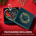 Cardinal Christmas Ornaments - Memorial Christmas Ornament for The Tree, Remembrance Gift, Sympathy Gift, Remembrance Gifts for Loss, Sympathy Gifts for Loss of Loved One, Unique Ornament Presents