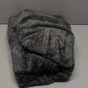 Bean Bag Chair for Adults Without Filler Soft Cover for Stuffed Animal Storage Lazy Sofa Bedroom Chair Floor Chair, Black, 5FT