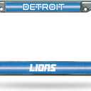 Rico Industries NFL Football Classic 12" x 6" Silver Bling Chrome Car/Truck/SUV Auto Accessory