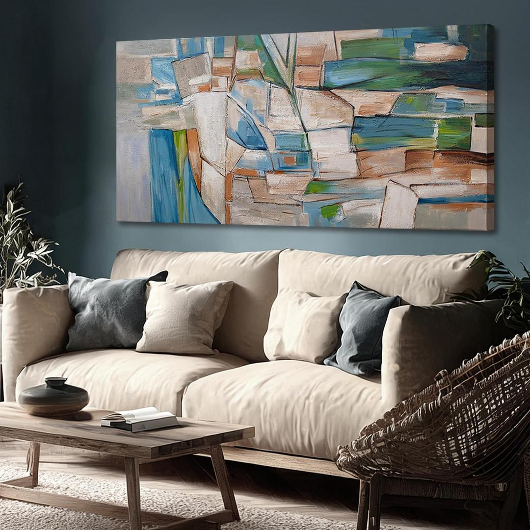 Abstract Wall Decor Graffiti Art Posters Colorful Picture Prints on Canvas Framed Wall Art for Bedroom Dining Room Kitchen 24x48 Inch