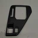 Youtaiche Car Gear Shift Panel Sticker ABS Carbon Fiber Decal Interior Trim Cover Accessories for Subaru Crosstrek/Impreza 2024 2025 (Style A)