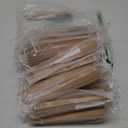 Sepwedd 50 Set Sandalwood Fan Wooden Hand Fan Baby Shower Party Favors with Organza Bags and Tassels Wooden Folding Fan
