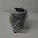 iDesign - 93437 iDesign Kent Plastic Wastebasket, Small Round Plastic Trash Can for Bathroom, Bedroom, Dorm, College, Office, 8.25" x 10", Black