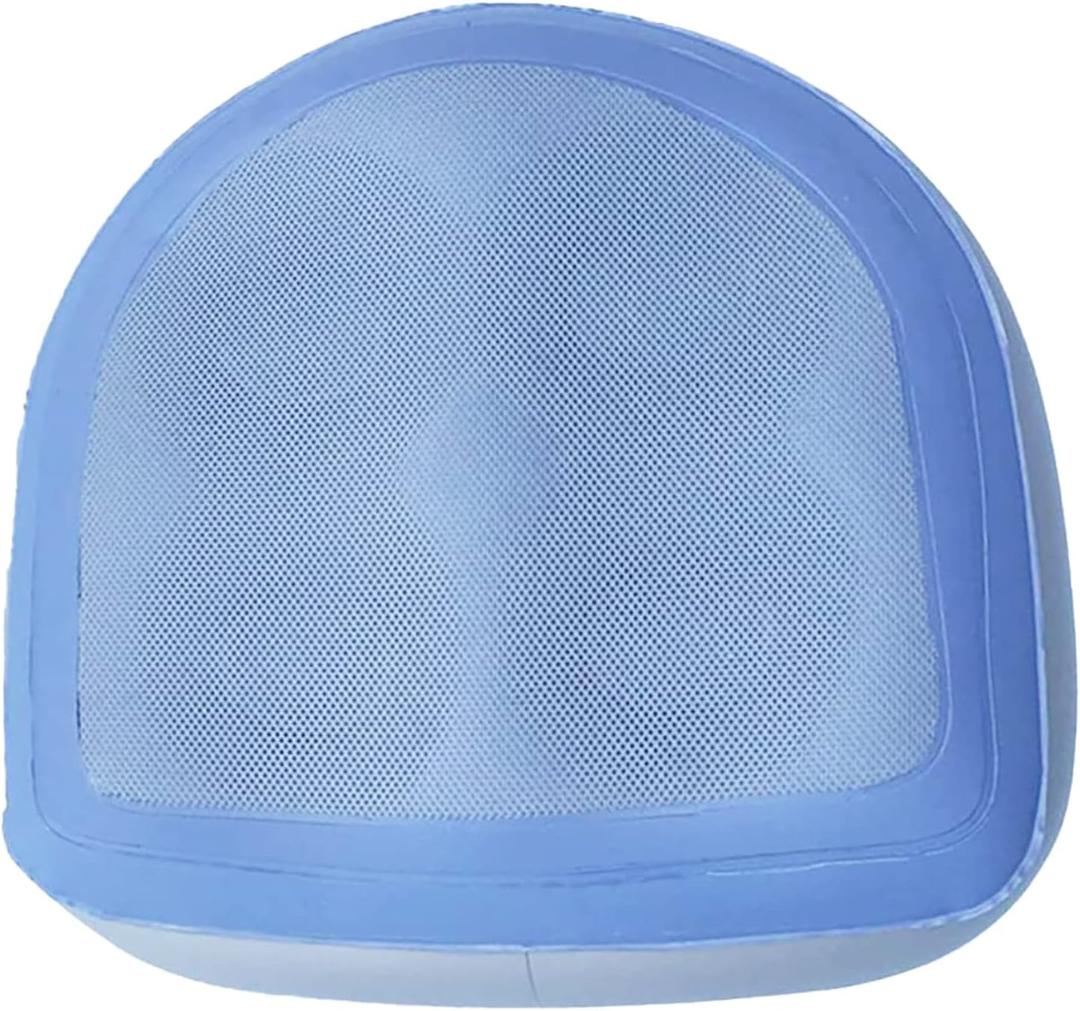 Hot Tub Seats for Adults, Inflatable Hot Tub Accessories with Suction Cup and Mesh, Inflatable and Water-Filled Dual Purpose Hot Tub Booster Seat Comfortable Soft Hot Tub Cushion (Blue)