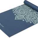 Gaiam Yoga Mat - Premium 5mm Print Thick Non Slip Exercise & Fitness Mat for All Types of Yoga, Pilates & Floor Workouts (68" x 24" x 5mm)