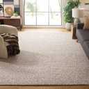 S & L Homes 100% Wool Hand Woven Chunky Knit Popcorn Rug - Beige Contemporary Area Rug for Living Room Bedroom (10' x 14' - Beige)