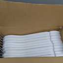 Amazon Basics Durable Wooden Clothes Hangers, 20-Pack, White