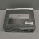 Danjor Linens Bed Sheet Set Queen Size for Hot Sleepers, Hotel Premium Sheets with 4 Pillowcases, Lightweight Brushed Microfiber Deep Pockets, Breathable Cooling 6 Piece Bedding Sets, Gray