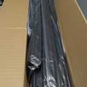 MAYOLIAH 8-Panel Black Room Divider 6ft Tall Folding Privacy Screen Portable Office Partition 160" W X 72" H
