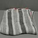 SOFTBATFY Microfiber Towels - Absorbent Hand and Spa Towels for Hair, Sports, and Travel (Stripe-Cabana)
