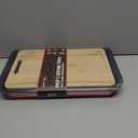 AVIEUS Grill Prep and Serving Trays | Set of 3 Stackable, Melamine Trays with Bamboo Cutting Board | Trays for Marinating, Serving & Chopping | Serving Platter for Plating Food & BBQ Prep Tub |