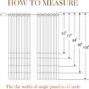 L.Z.E Black Ombre Sheer Curtains 72 Inch Length for Living Room, Black and White Curtains for Bedroom Dining Room Sliding Glass Door, Lightweight Gradient Window Drapes Grommet Top 2 Panels Set