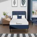 4 inch Twin Mattress,Memory Foam Mattress,Suitable for Student Dormitories and Children's Single Rooms,Cool and Comfortable Without Unpleasant Odors,CertiPUR-US CertifiedNew Version