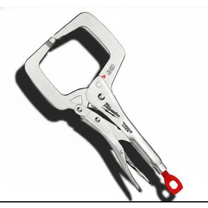 MILWAUKEE ELECTRIC TOOL 48-22-3531 2490363 Torque Lock Locking C-Clamp, Regular Jaws, 11"