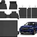 Floor Mats for BMW X5 2019-2026 5 Seats Cargo Liner Rear Seat Back Mat Set