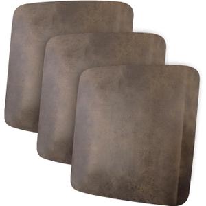 Leather Look Couch Cushion Covers Sofa Seat Slipcovers Sets Couches Furniture Protector for Sectional Armchair Loveseat Pets Kids Stretch Spandex Fabric (3 Cushion Sofa, Brown)