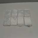 IOKUKI 8 Pcs Blank Playing Card Case, Clear Plastic Playing Game Card Storage Box Holder for Bank/Business/Game/PTCG Cards Not for Uno