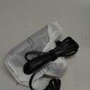 3 Outlet Desk Clamp Power Strip with USB C, Black Flat Plug Desktop Edge Clamp Power Socket Connect 6.5 ft Thin Extension Cord for 1.6 inch Tables