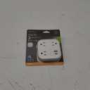 GE UltraPro 3-Outlet Surge Protector, Outlet Extendor with USB, Wall Tap, 1 USB-A, 1 USB-C, Adapter Spaced, for Home or Office, 900 Joules, Charging Station, White - 81787