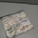 Women's Off The Shoulder Tops Floral Graphic Tees Knot Side Short Sleeve Elegant Crop Tshirts (White, L)