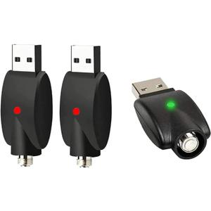 3 PCS Universal USB Thread Cable, Smart Charger with LED Indicator, Intelligent Overcharge Protection USB Adapter for Wireless Soldering Iron Charger