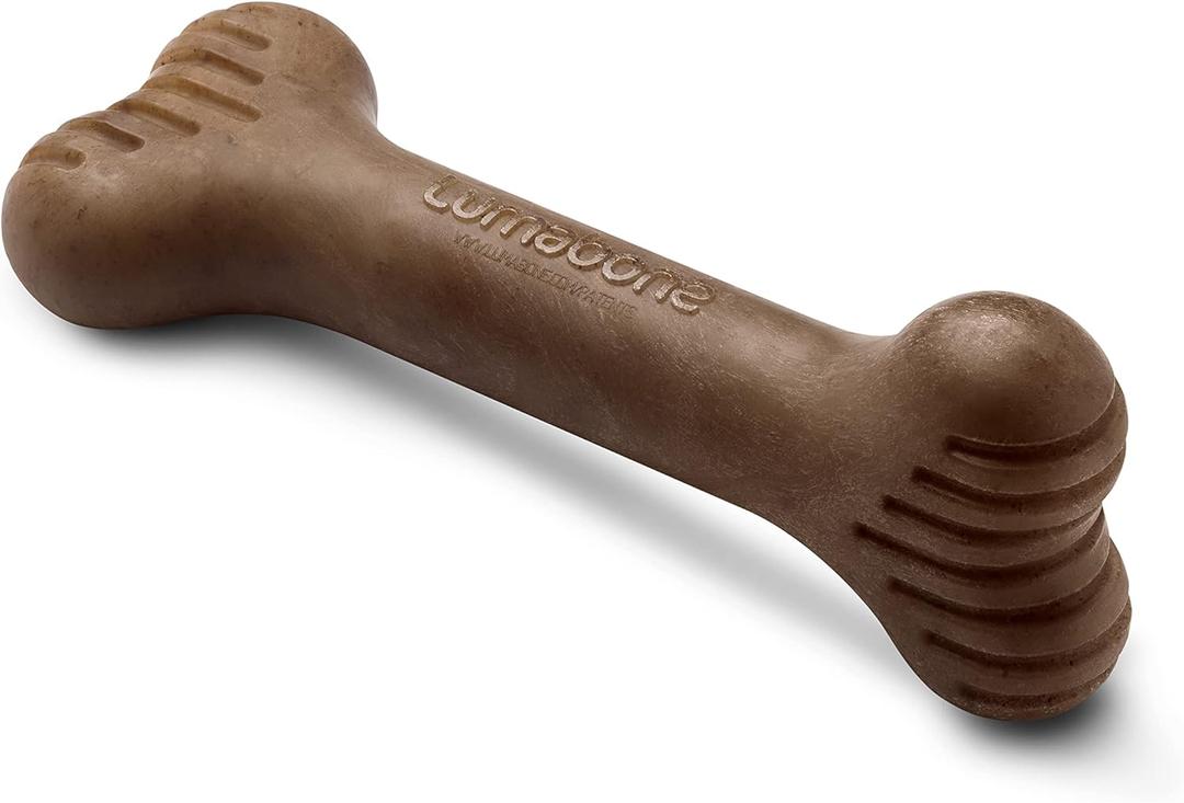 Bulkster Durable Chew Toy for Aggressive Chewers, Real Bacon, Made in USA, Large