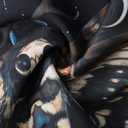 Bikini Set for Women Two Piece Halter String Triangle Bathing Swimsuit Low Rise Death's Head Moth Gothic Bikini Sets (XL)