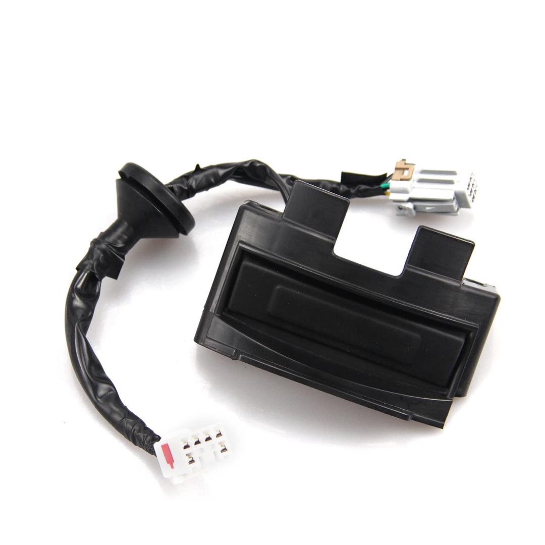 Hatch Button Trunk Latch 81260-2V010 Compatible with Hyundai Veloster 1.6L 2012 2013 2014 2015 2016 2017 Rear Hatch Release Switch Buttons Outside HDL Lock Assembly-T Lid with Camera