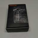 Compressed Air Duster, 130,000RPM Ultra-Powerful Cordless Electric Air Duster with 8000mAh Rechargeable Battery, 4-Gear Adjustable Air Blower for Keyboard, Computer, Car, Home Cleaning (Black)